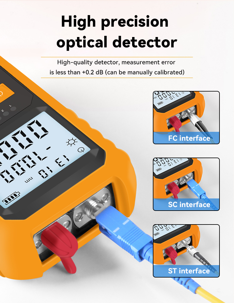 Optical Power Meter With VFL RJ45 Tester Mini Multifunction Machine