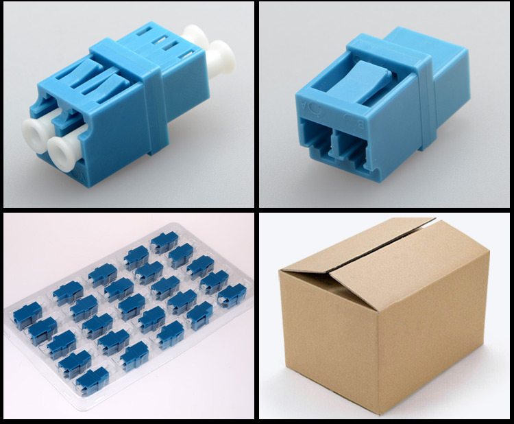 Fiber Optic Adapter Single mode LC-LC DX LC_UPC-LC_UPC_4