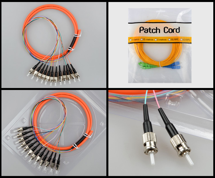 Fiber patch cord Pigtail 12 Core ST_UPC MM OM1_4