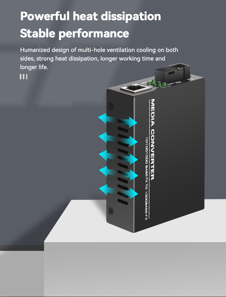 optical fiber transceiver GS-03-AB Gigabit single-mode single-7 (5)